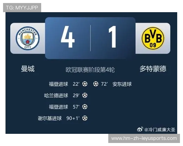 曼城依旧强势，4-1大胜多特，福登与哈兰德继续高效进攻，福登 曼联